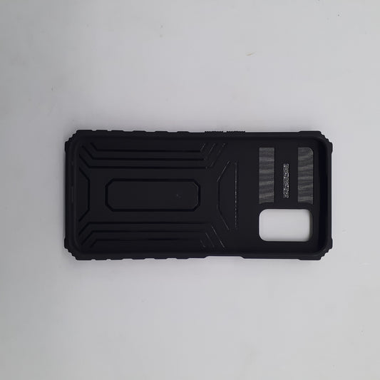 OPPO A92 Shockproof Case Camera Slide Cover Built-in Kickstand Heavy Duty Protection Anti-Scratch Full Body Phone Cover