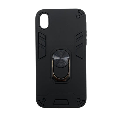 iPhone XR Hard Case with Ring Holder, Shockproof Slim Cover