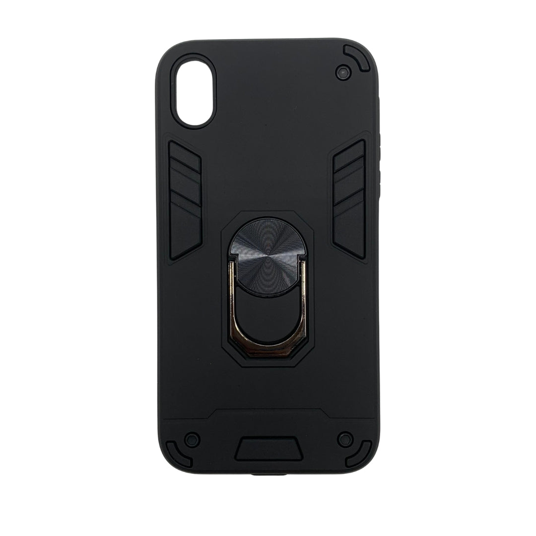 iPhone XR Hard Case with Ring Holder, Shockproof Slim Cover