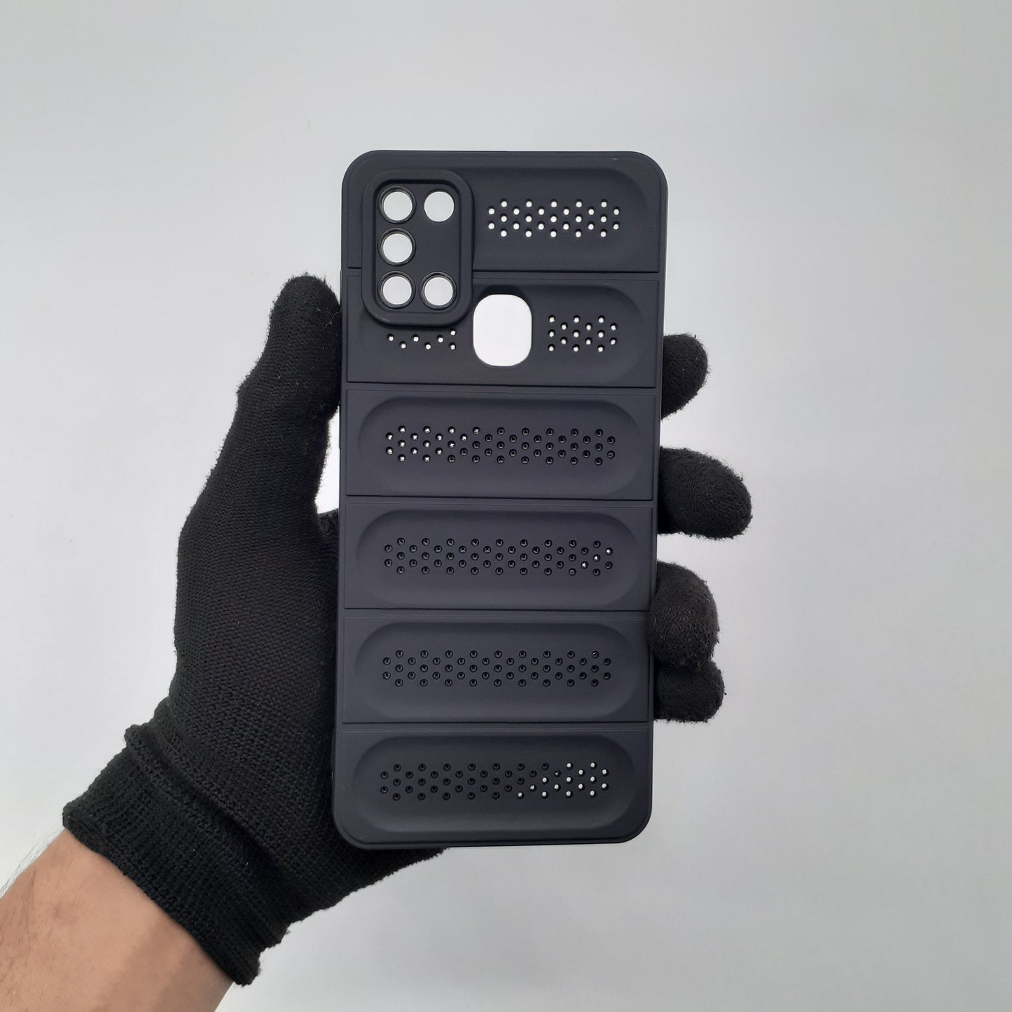 Samsung Galaxy A21s Shockproof TPU Case - Heat Dissipation, Cooling, Protective Cover