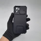 Redmi Note 10 Case Camera Slide Cover Built-in Kickstand Heavy Duty Shockproof Protective Enhanced Privacy Hands-Free Viewing