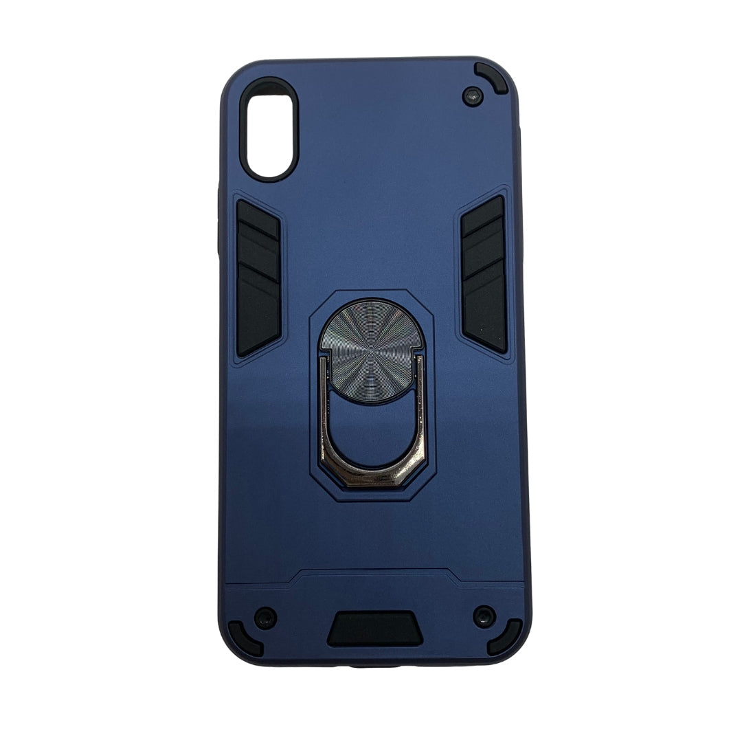 iPhone Xs Max Hard PC Case with Ring Holder - Shockproof Slim Cover