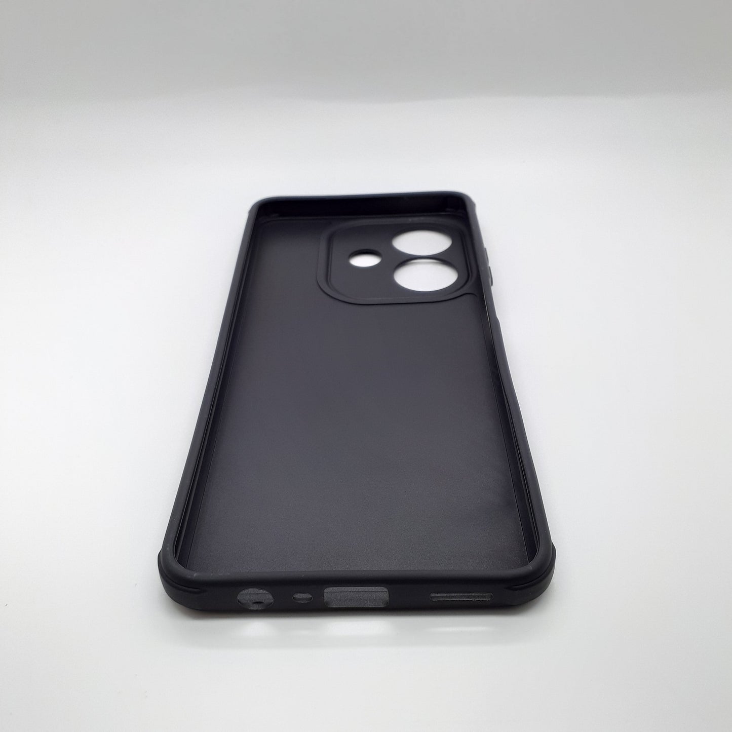 OPPO A3x Carbon Fiber texture Hard Rubber armour back cover shock-porof case
