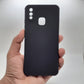 Vivo Y91 Carbon Fiber texture Hard Rubber armour back cover shock-porof case