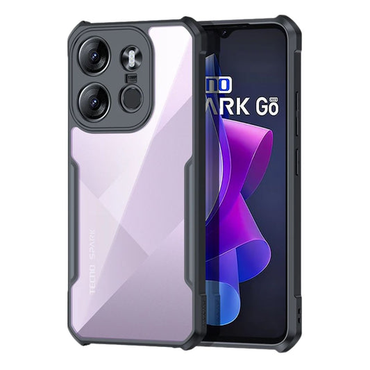Tecno Spark Go 2023 case Matte Black Back Cover Soft Silicone TPU Bumper case