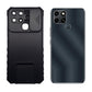 Infinix Smart 6 Case Slide Camera Cover Kickstand Heavy Duty Shockproof Armor PC TPU Mobile Phone Protection Stand