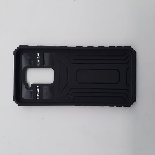 Redmi Note 9 Case Heavy Duty Shockproof Full Body Protective Cover Sliding Camera Lens Protector Built in Kickstand Video Viewing