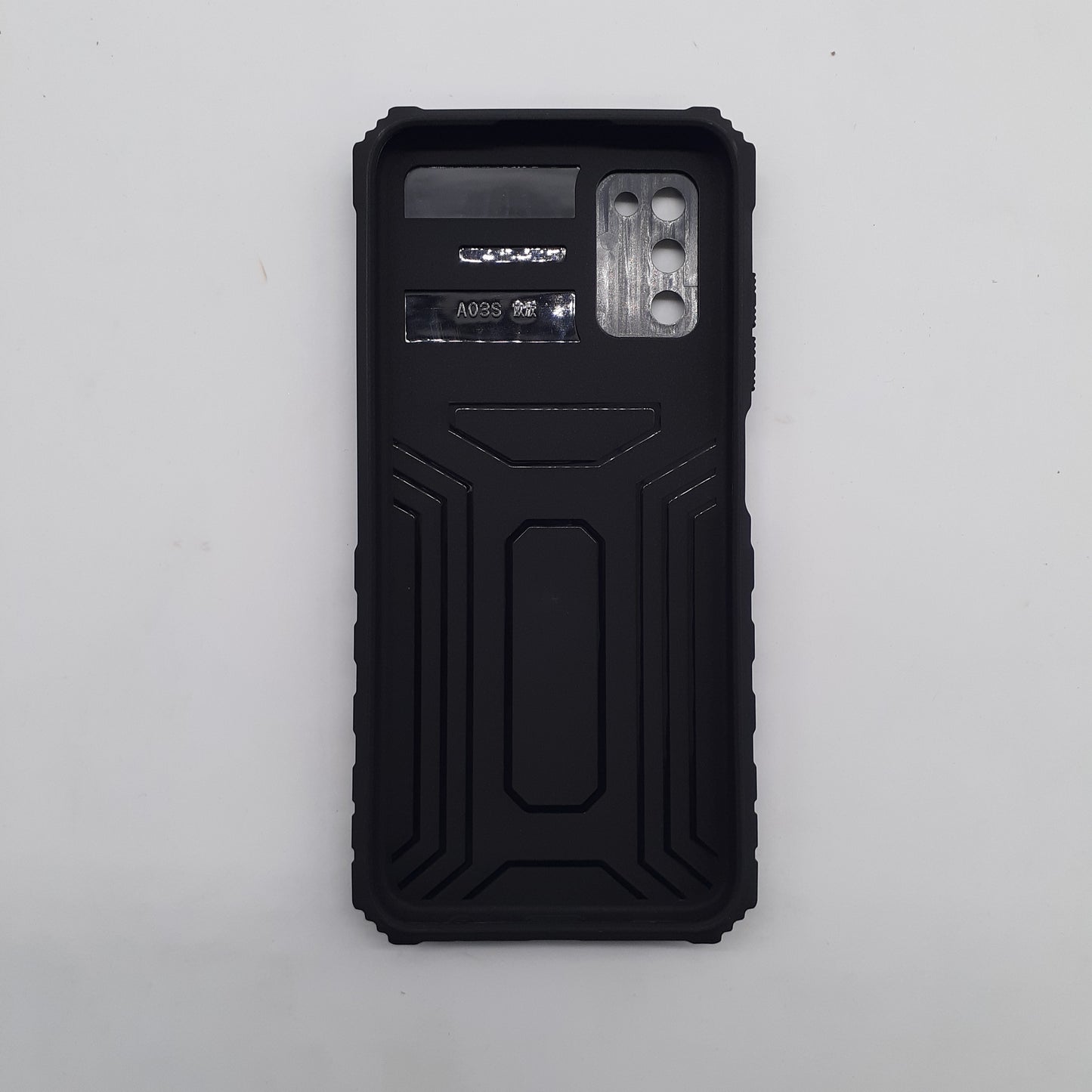 Samsung A03s Case Heavy Duty Shockproof Sliding Camera Cover Integrated Kickstand Built-in Stand