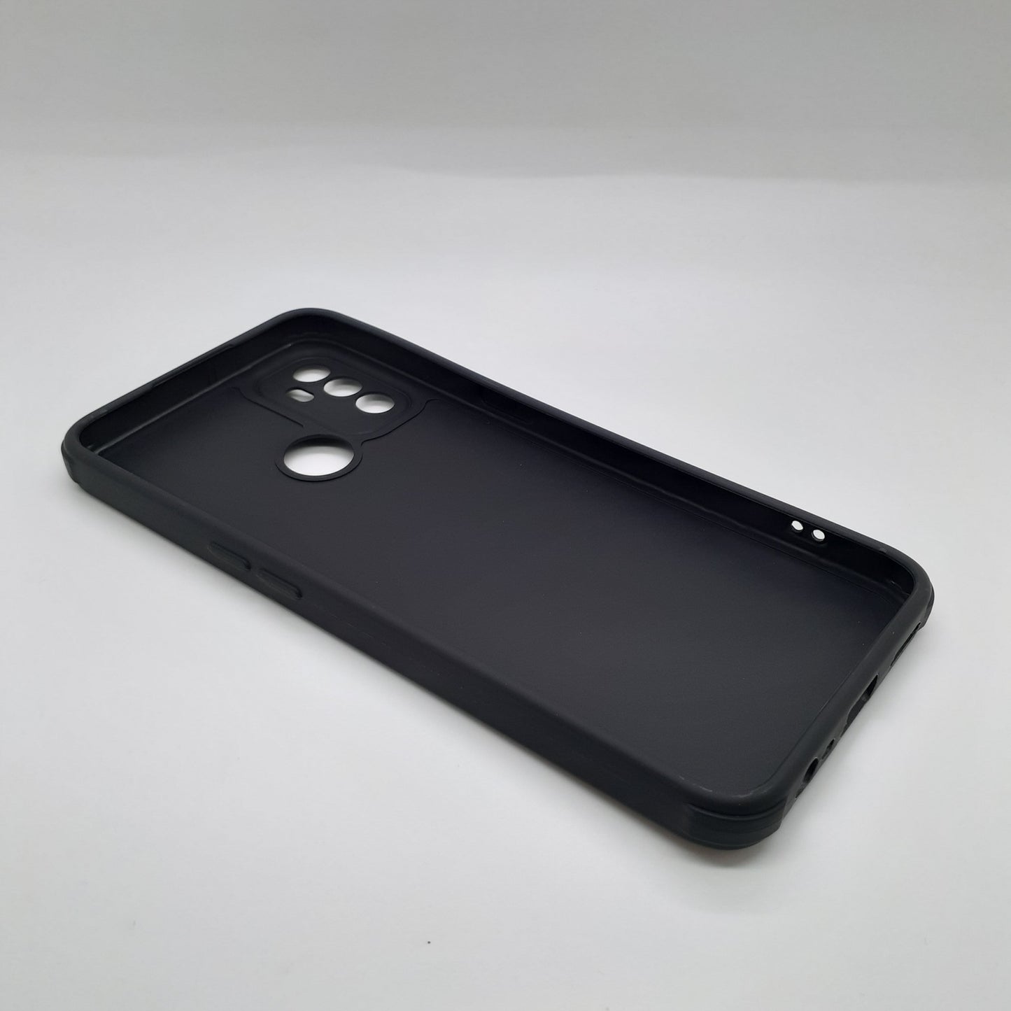 OPPO A53 Carbon Fiber texture Hard Rubber armour back cover shock-porof case
