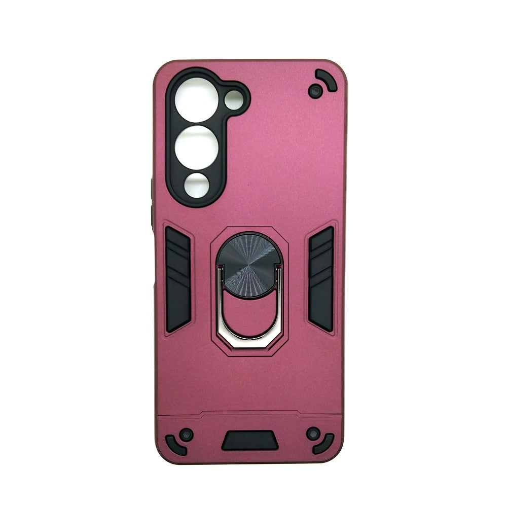 Vivo Y19s / Y04 / Y29s Hard PC Case with ring holder Shockproof Slim back Cover