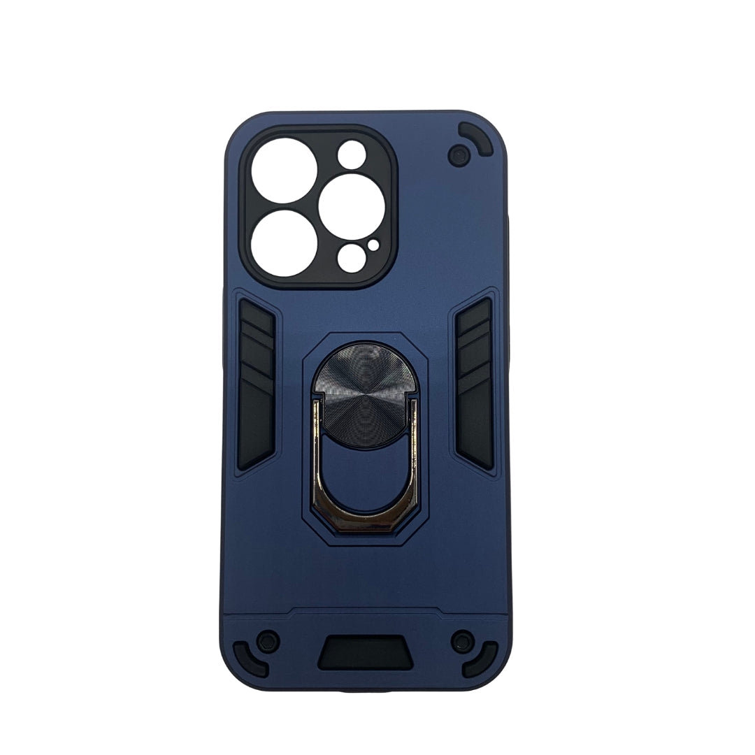 iPhone 14 Pro Hard PC Case with Ring Holder, Shockproof Slim Cover