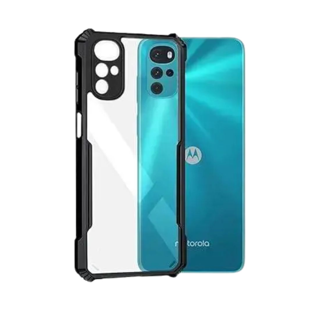 Motorola G22 case Matte Black Back Cover Soft Silicone TPU Bumper case