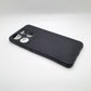 infinix Smart 7 Carbon Fiber texture Hard Rubber armour back cover shock-porof case