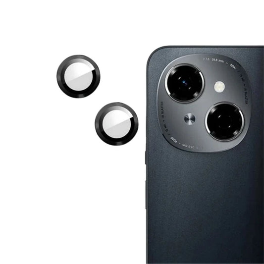 Tecno Spark Go 1 Camera Lens Protector, Premium Quality Metal Aluminum Ring and Tempered Glass, Anti-Scratch and Increased Impact Resistance, Easy Installation.