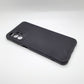 Samsung A04s Carbon Fiber texture Hard Rubber armour back cover shock-porof case