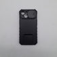 iPhone 15 Heavy Duty Shockproof Case Slide Camera Cover Integrated Kickstand Protection Hands Free Viewing
