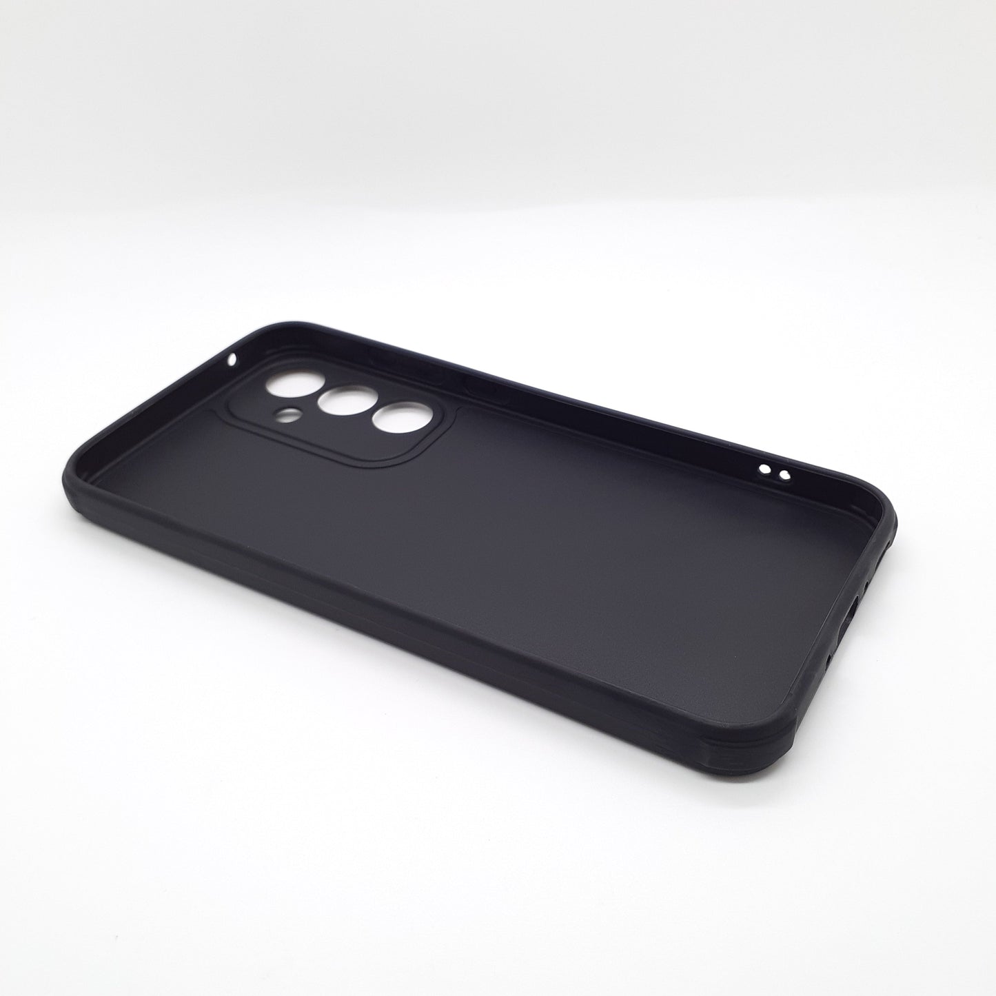 Samsung A35 Carbon Fiber texture Hard Rubber armour back cover shock-porof case