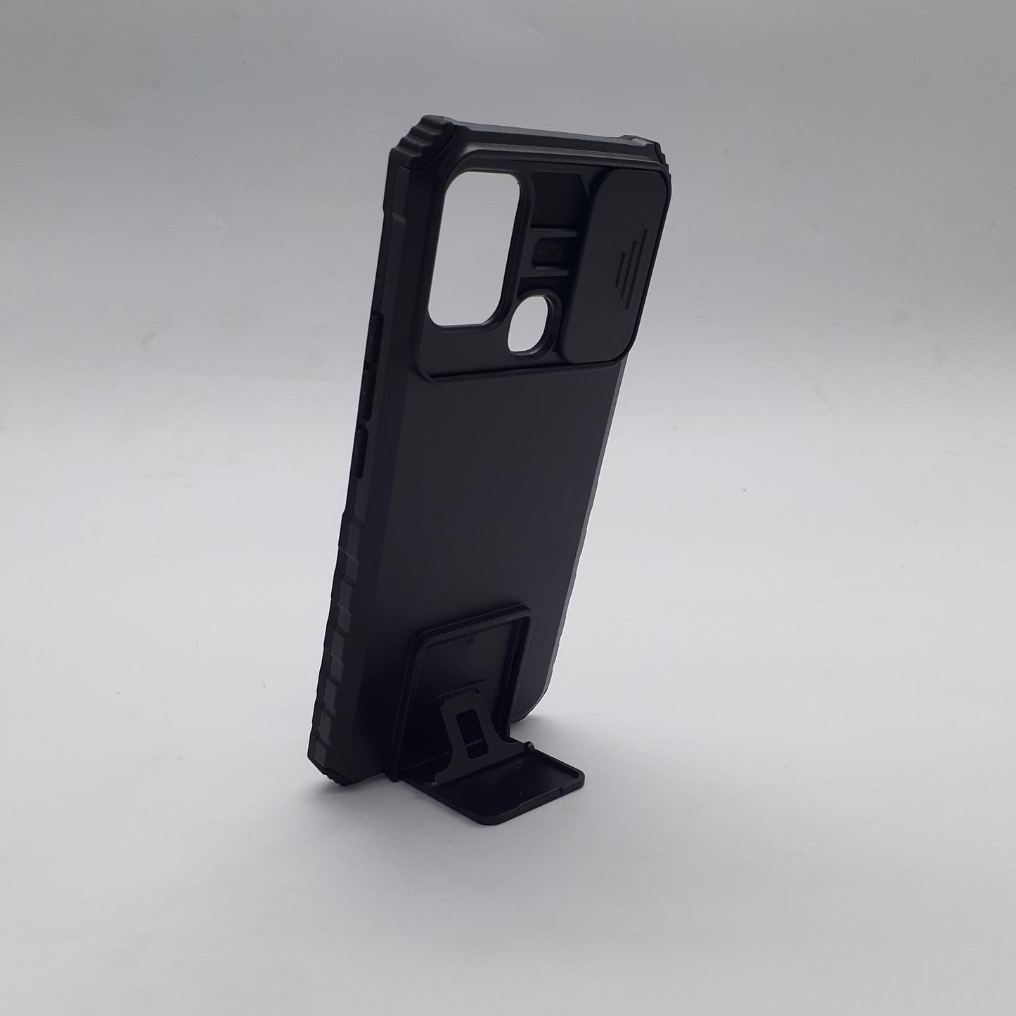 Infinix Hot 9 Play Case Camera Slide Cover Kickstand Heavy Duty Shockproof Phone Cover