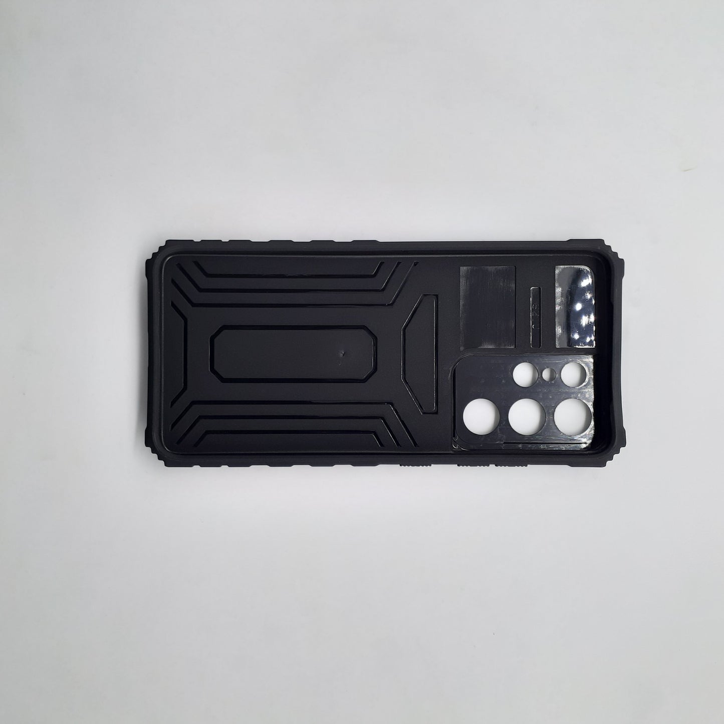 Samsung S21 Ultra Case Sliding Camera Cover Kickstand Shockproof Full Body Armor Black