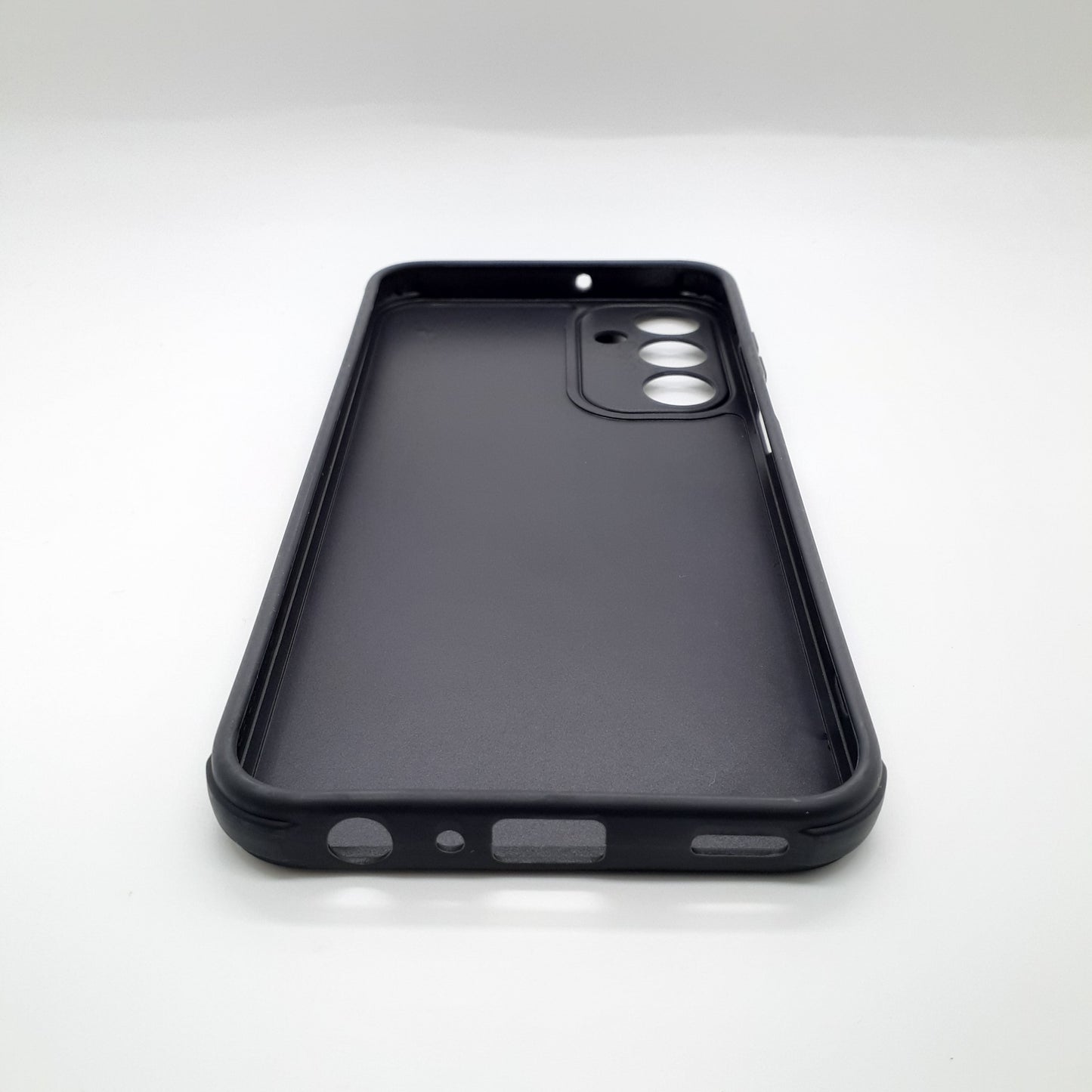 Samsung A25 Carbon Fiber texture Hard Rubber armour back cover shock-porof case