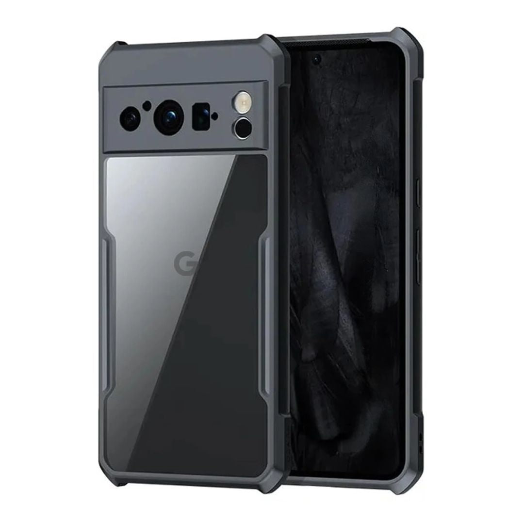 Google Pixel 8 Pro case Matte Black Back Cover Soft Silicone TPU Bumper case