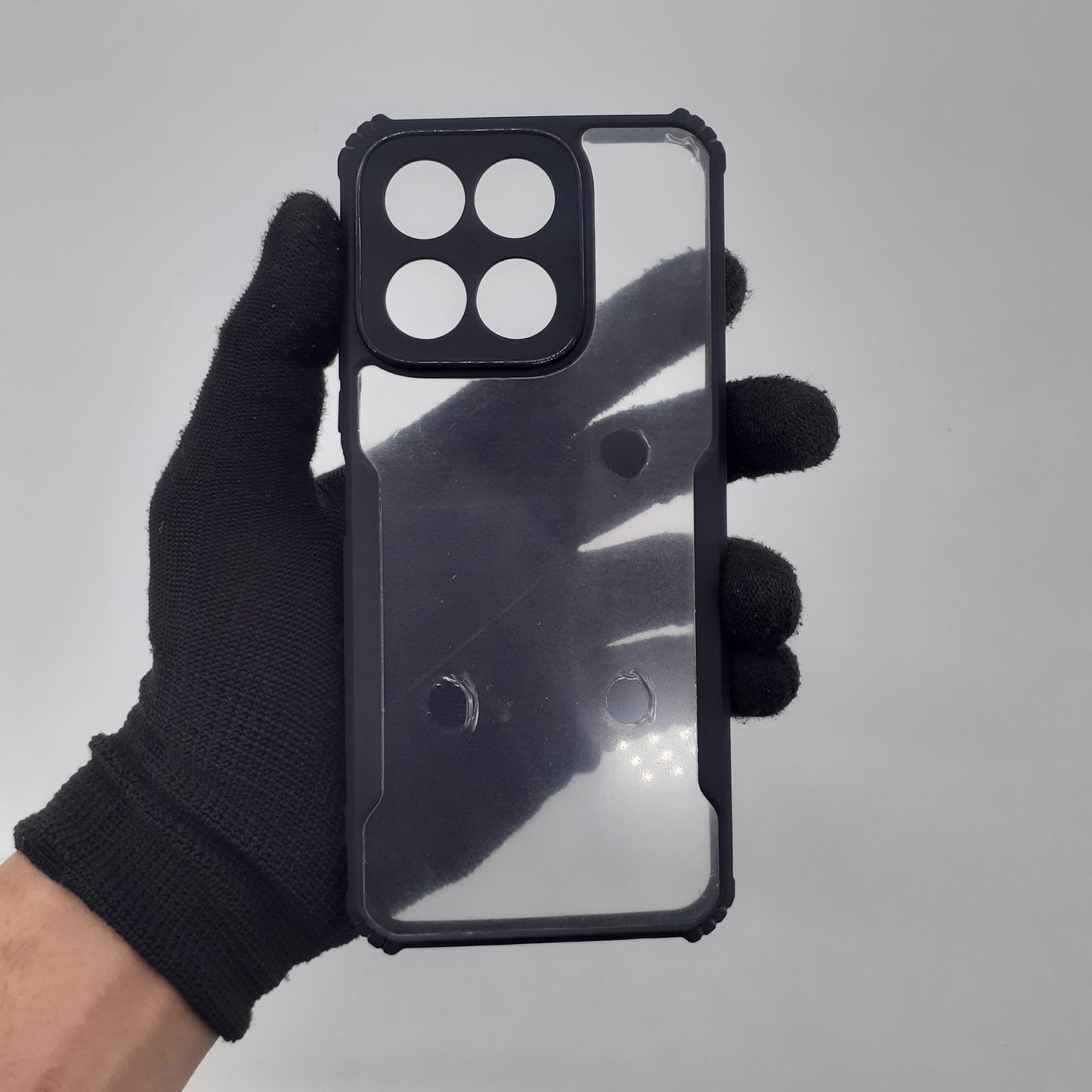 HONOR X5b iPAKY Shockproof Edge Reinforced TPU Case with Anti-Slip Frosted Grip and Transparent Hybrid Protection Cover