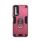 Huawei Y7A Hard PC Case with ring holder Shockproof Slim back Cover