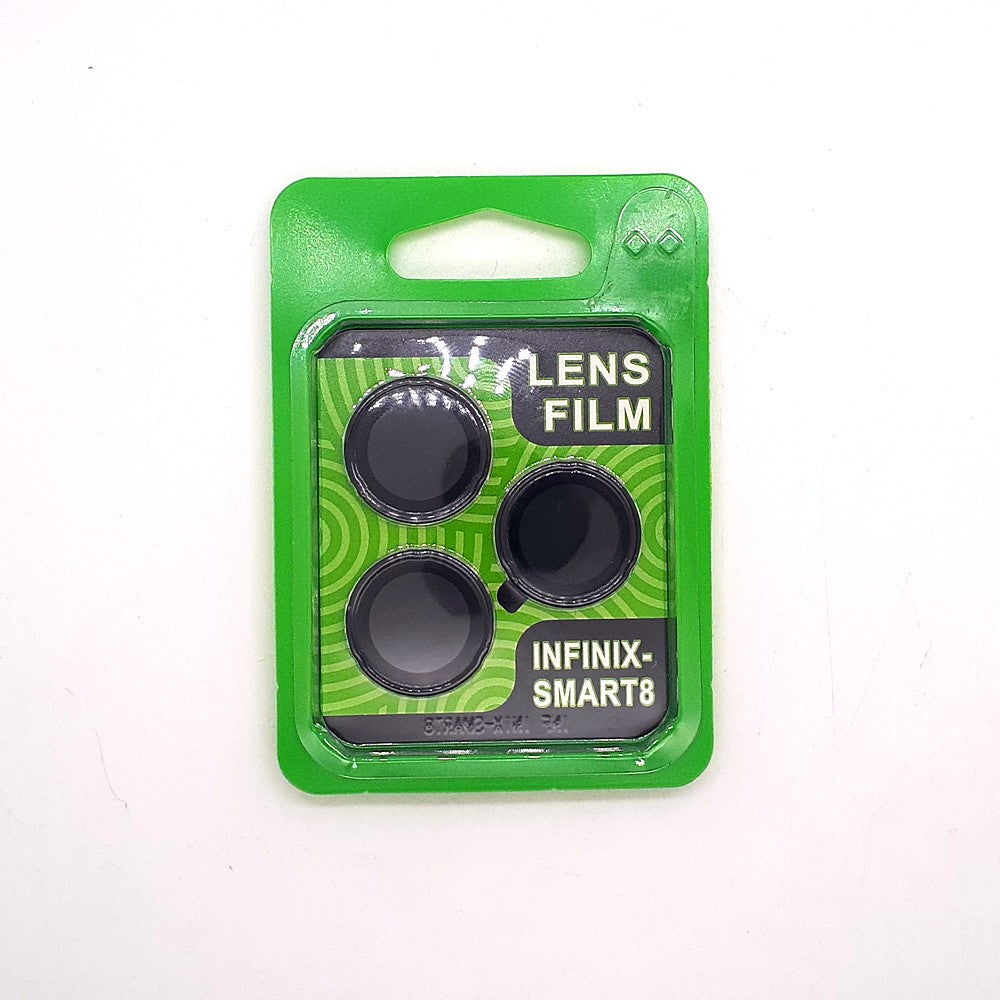 infinix Smart 8 Camera lens protection Ring with Tempered glass