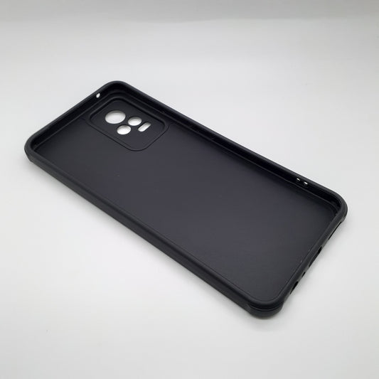 Vivo V21e Carbon Fiber texture Hard Rubber armour back cover shock-porof case