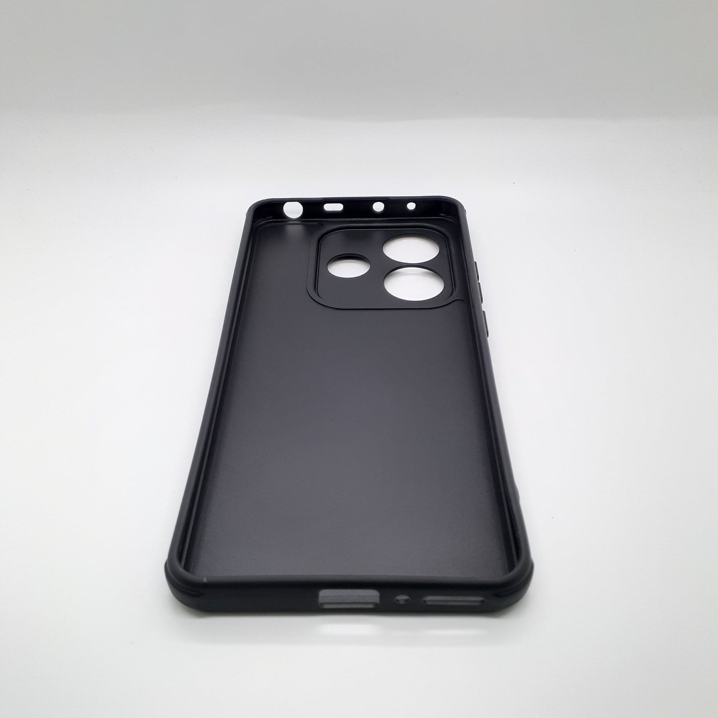 Redmi Note 14 5G Carbon Fiber texture Hard Rubber armour back cover shock-porof case
