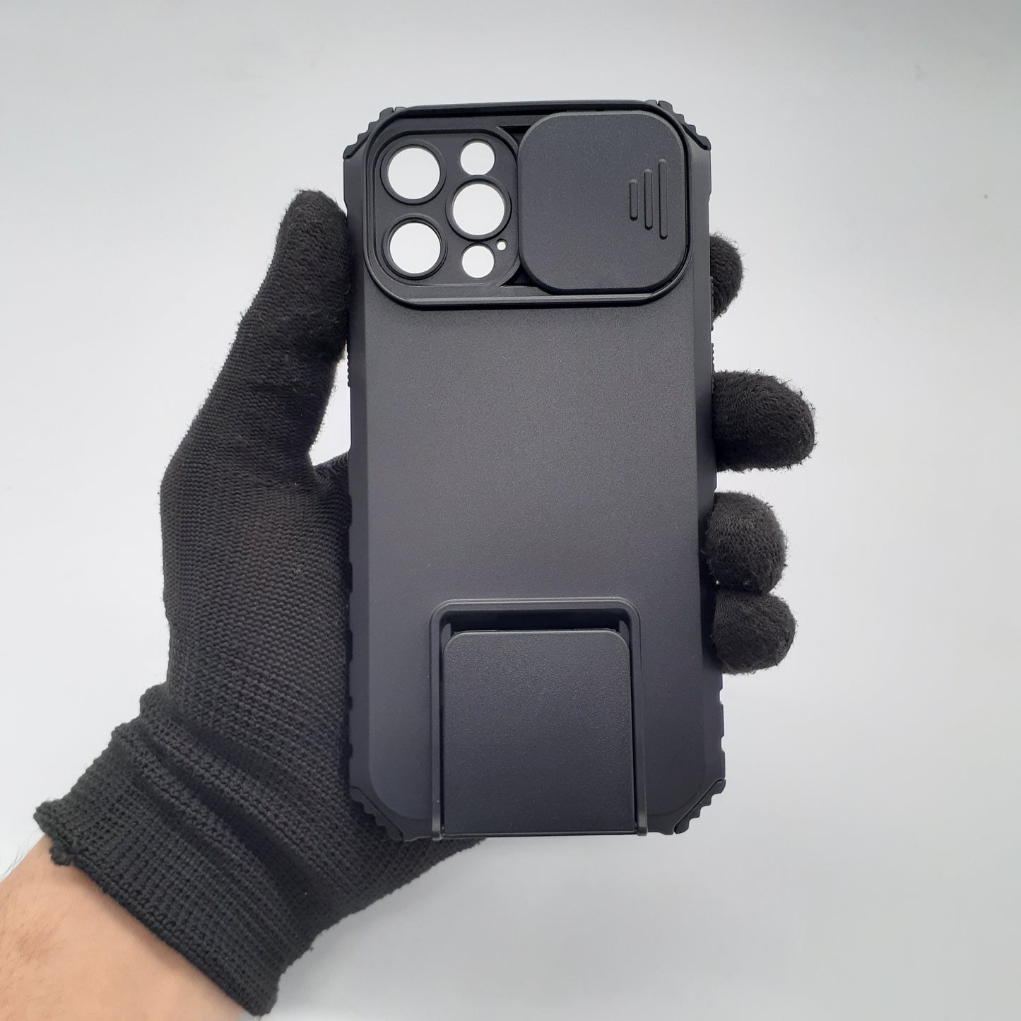 iPhone 12 Pro Heavy Duty Case Sliding Camera Cover Kickstand Hands Free Viewing Military Grade Protection