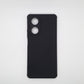 OPPO A58 Carbon Fiber texture Hard Rubber armour back cover shock-porof case