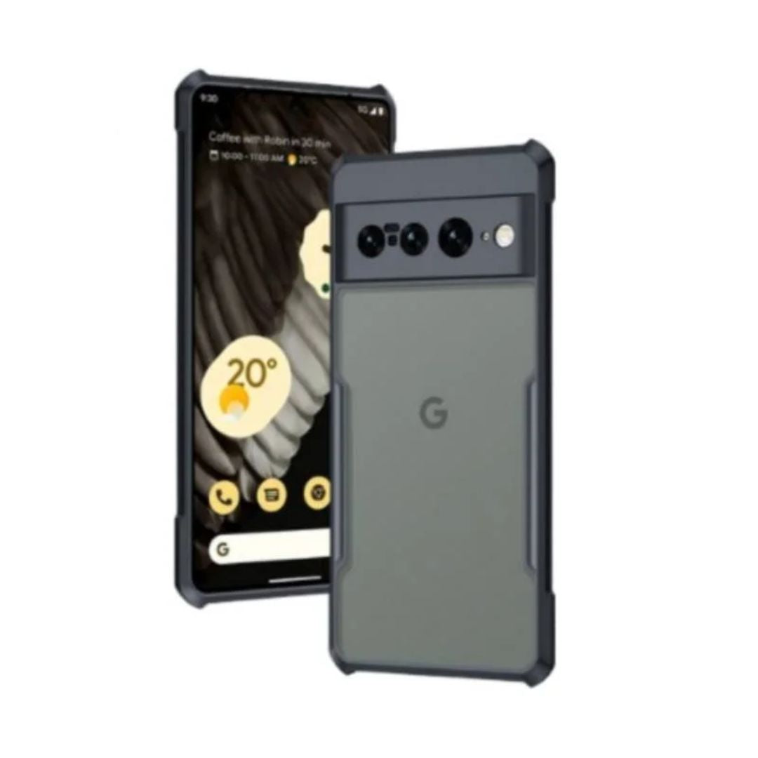 Google Pixel 8 Pro case Matte Black Back Cover Soft Silicone TPU Bumper case