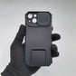 iPhone 13 Heavy Duty Rugged Case Slide Camera Cover Lens Protector Integrated Kickstand Hands-Free Viewing