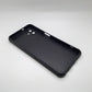 Samsung A04 Carbon Fiber texture Hard Rubber armour back cover shock-porof case