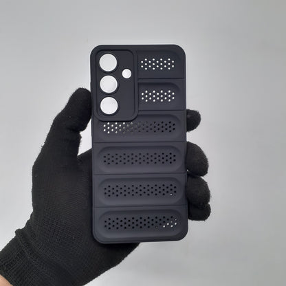 Samsung Galaxy S24 Heat Dissipating Case, Cooling Breathable TPU Protective Cover, Strong Anti-Shock Protection