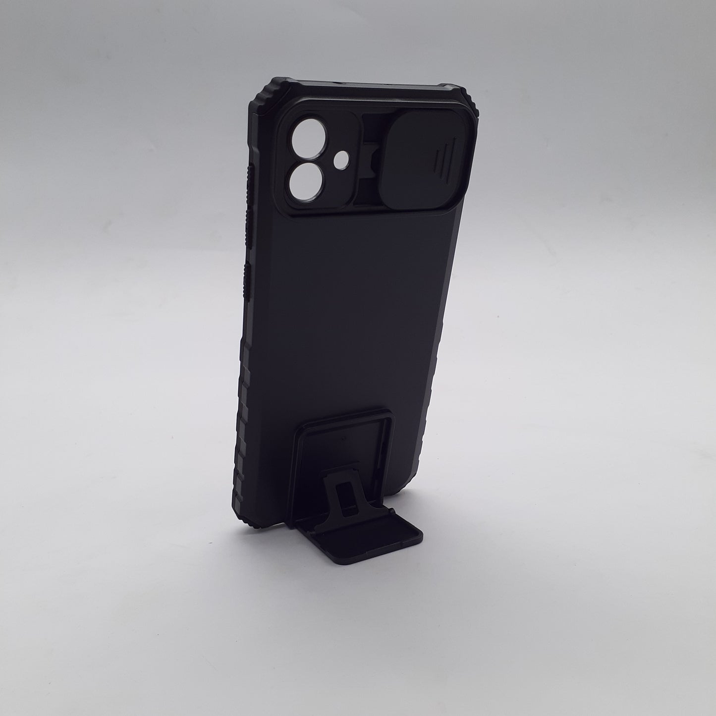 Samsung A04 Rugged Dual Layer Phone Case Slide Camera Cover Ring Holder Kickstand Shockproof Hybrid Protection