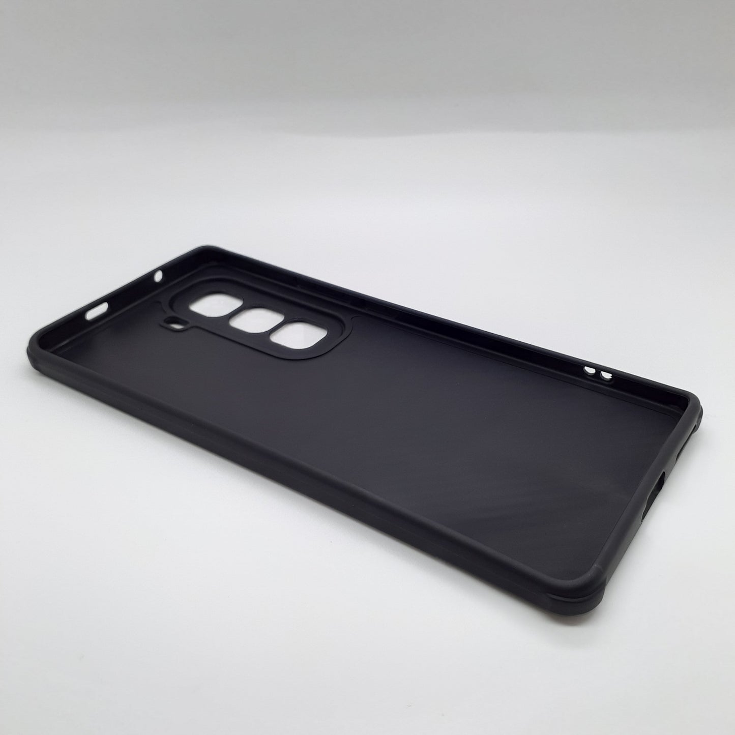infinix HOT 50 Pro Plus Carbon Fiber texture Hard Rubber armour back cover shock-porof case