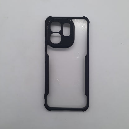 infinix Hot 50i iPAKY Rugged Anti-Drop Case with Shock-Proof Edges and Anti-Slip Hand Grip Soft TPU Back Cover Protection