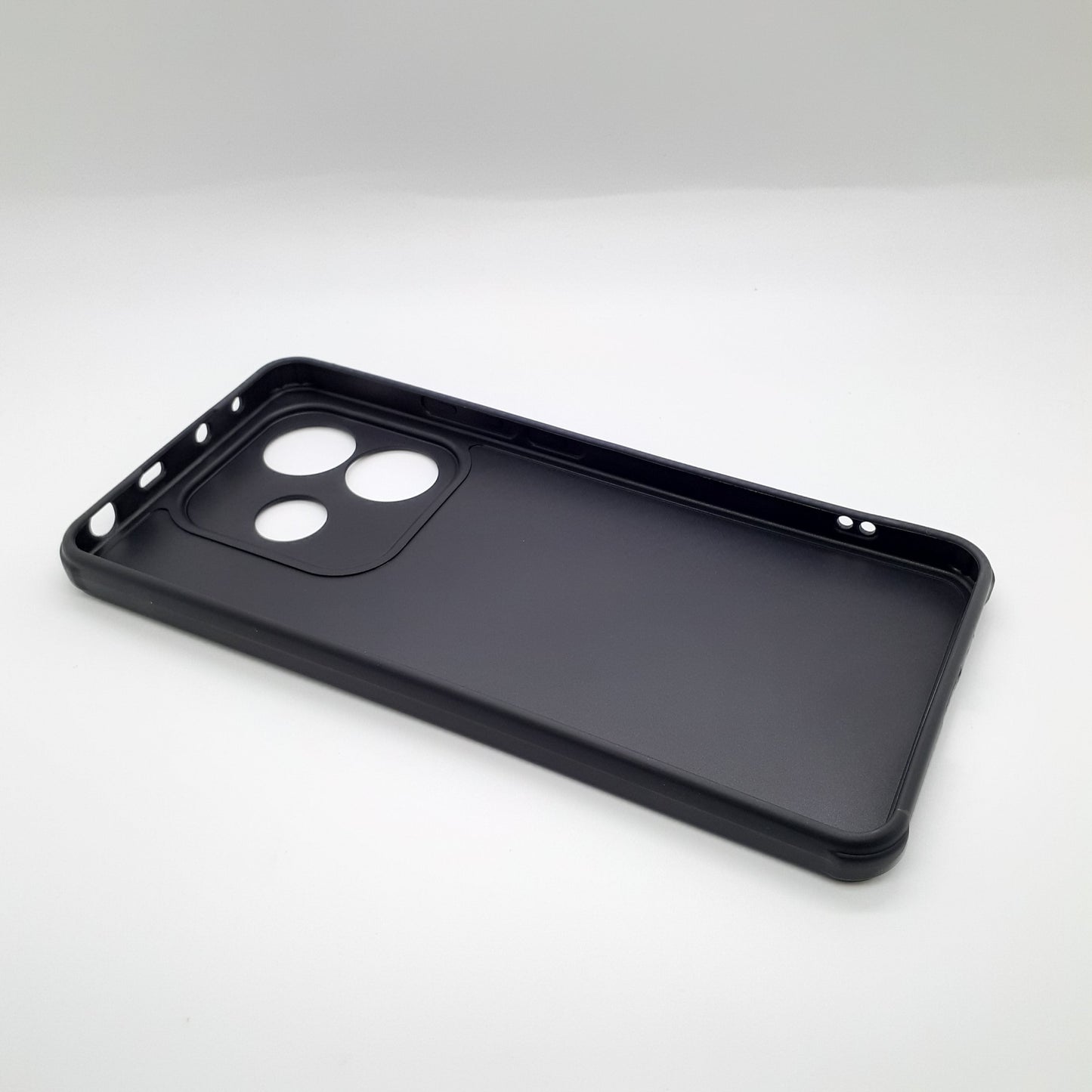 Redmi Note 14 5G Carbon Fiber texture Hard Rubber armour back cover shock-porof case