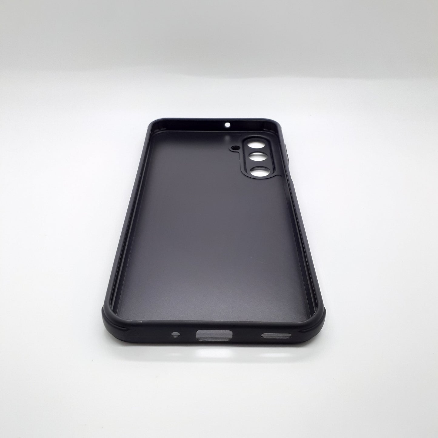 Samsung M16 Carbon Fiber texture Hard Rubber armour back cover shock-porof case