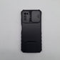 Samsung A03s Case Heavy Duty Shockproof Sliding Camera Cover Integrated Kickstand Built-in Stand