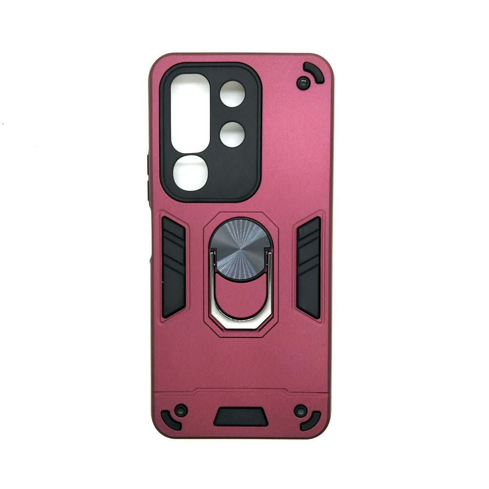 Vivo Y29 4G Hard PC Case with ring holder Shockproof Slim back Cover