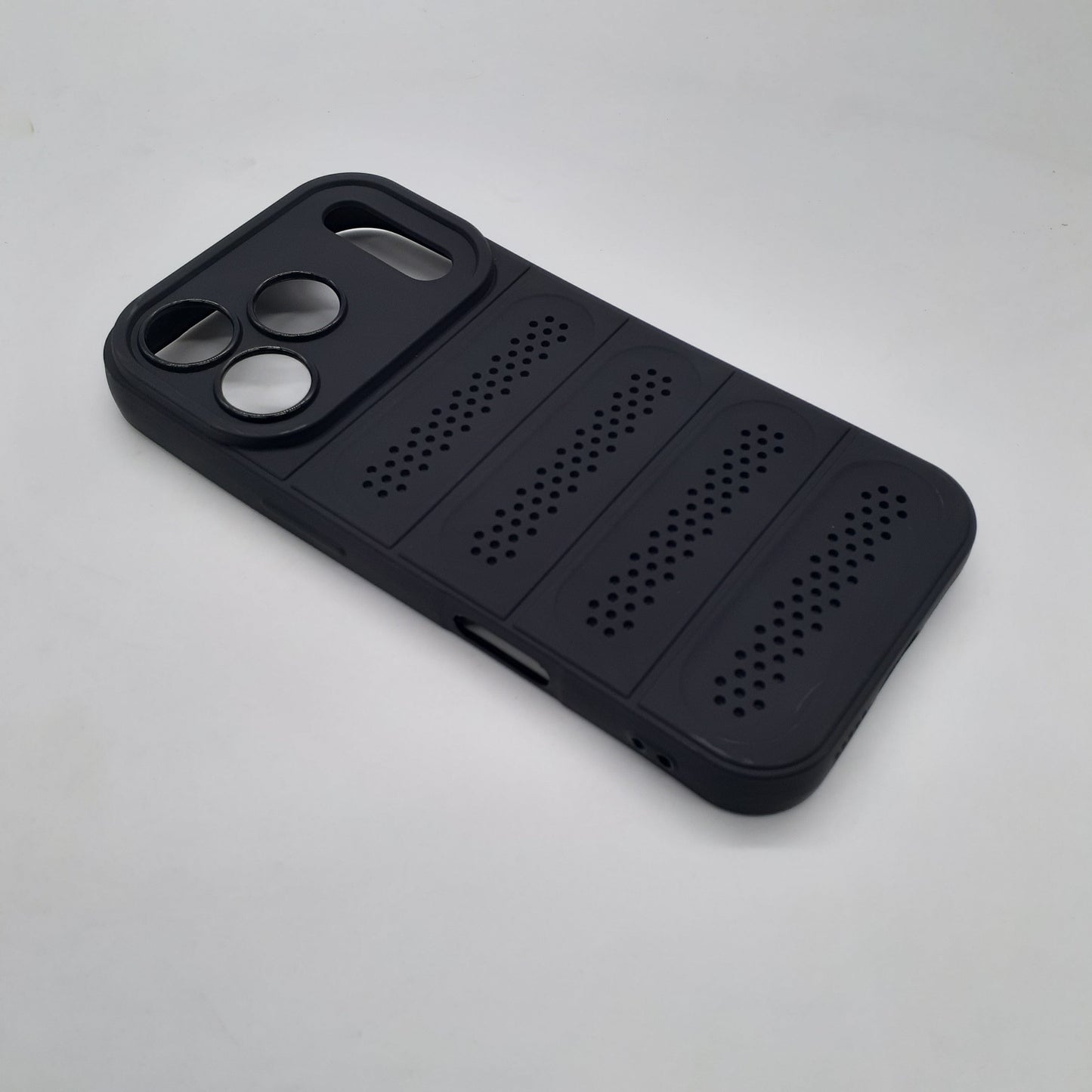 Premium iPhone 17 Pro Case: Strong TPU Material, Maximum Shockproof Drop Protection, Enhanced Heat Dissipation, Black Slim Cover