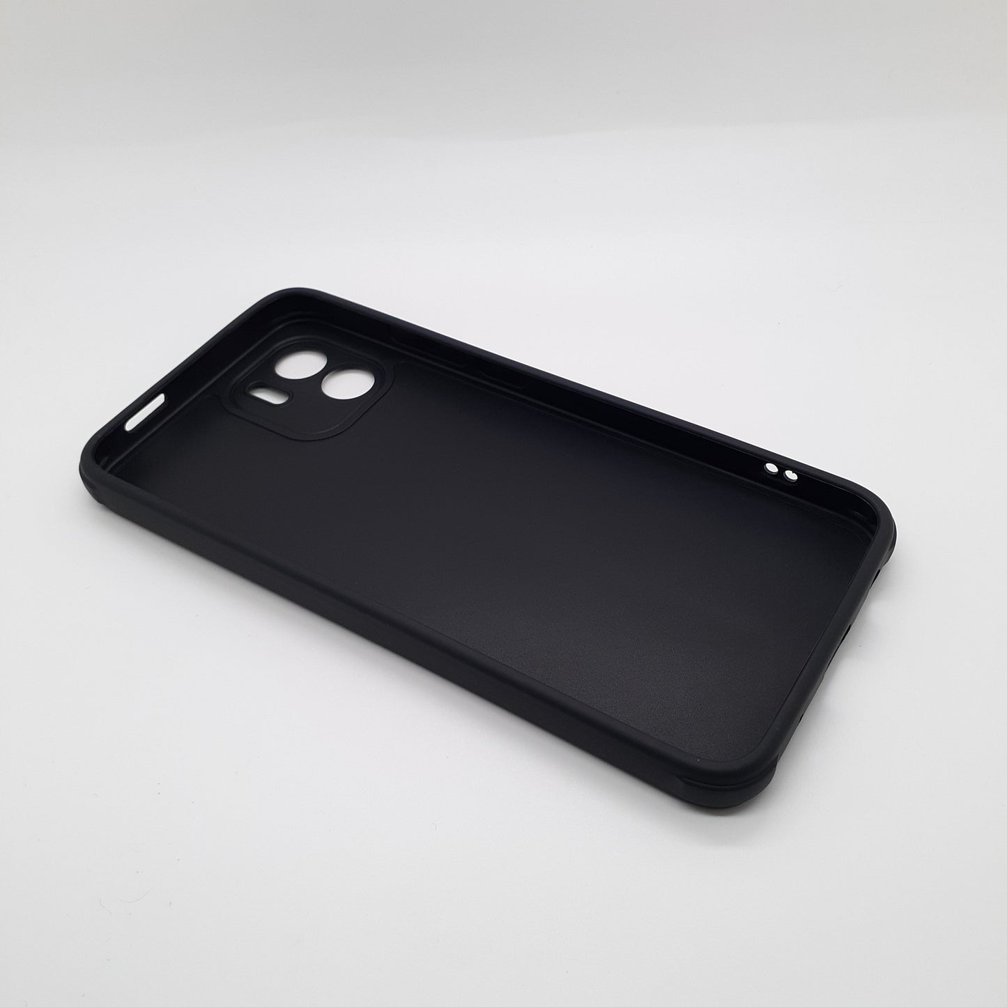 Redmi A1 Carbon Fiber texture Hard Rubber armour back cover shock-porof case