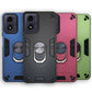 Motorola G04 Hard PC Case with ring holder Shockproof Slim back Cover