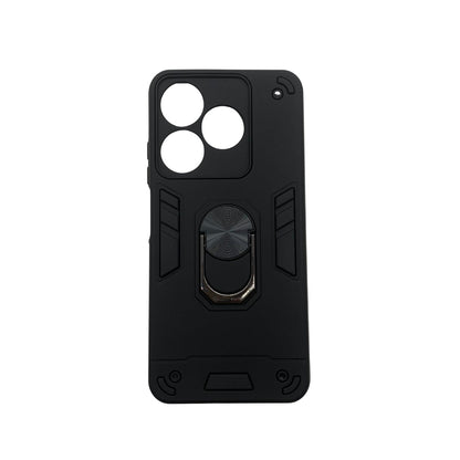 Tecno Spark 10 Hard PC Case with Ring Holder - Shockproof Slim Cover