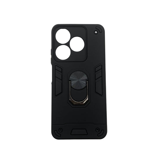 Tecno Spark 10 Hard PC Case with Ring Holder - Shockproof Slim Cover
