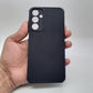 Samsung A25 Carbon Fiber texture Hard Rubber armour back cover shock-porof case