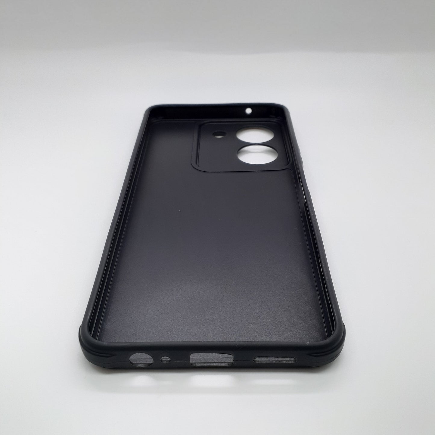 Vivo Y27s Carbon Fiber texture Hard Rubber armour back cover shock-porof case